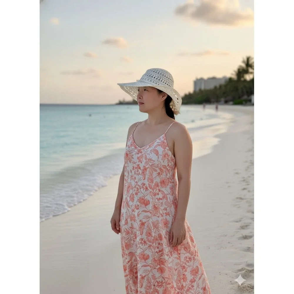Scala Collezione Woven‎ Toyo Straw Sun Hat Wide Brim Summer Beach OS
